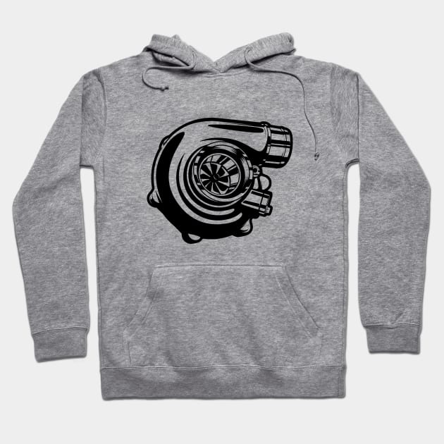 Turbocharger Hoodie by KaroCars